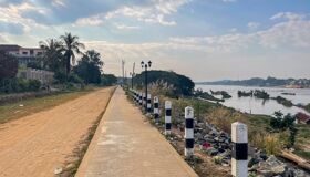 Mekong River in Huay Xai, Laos